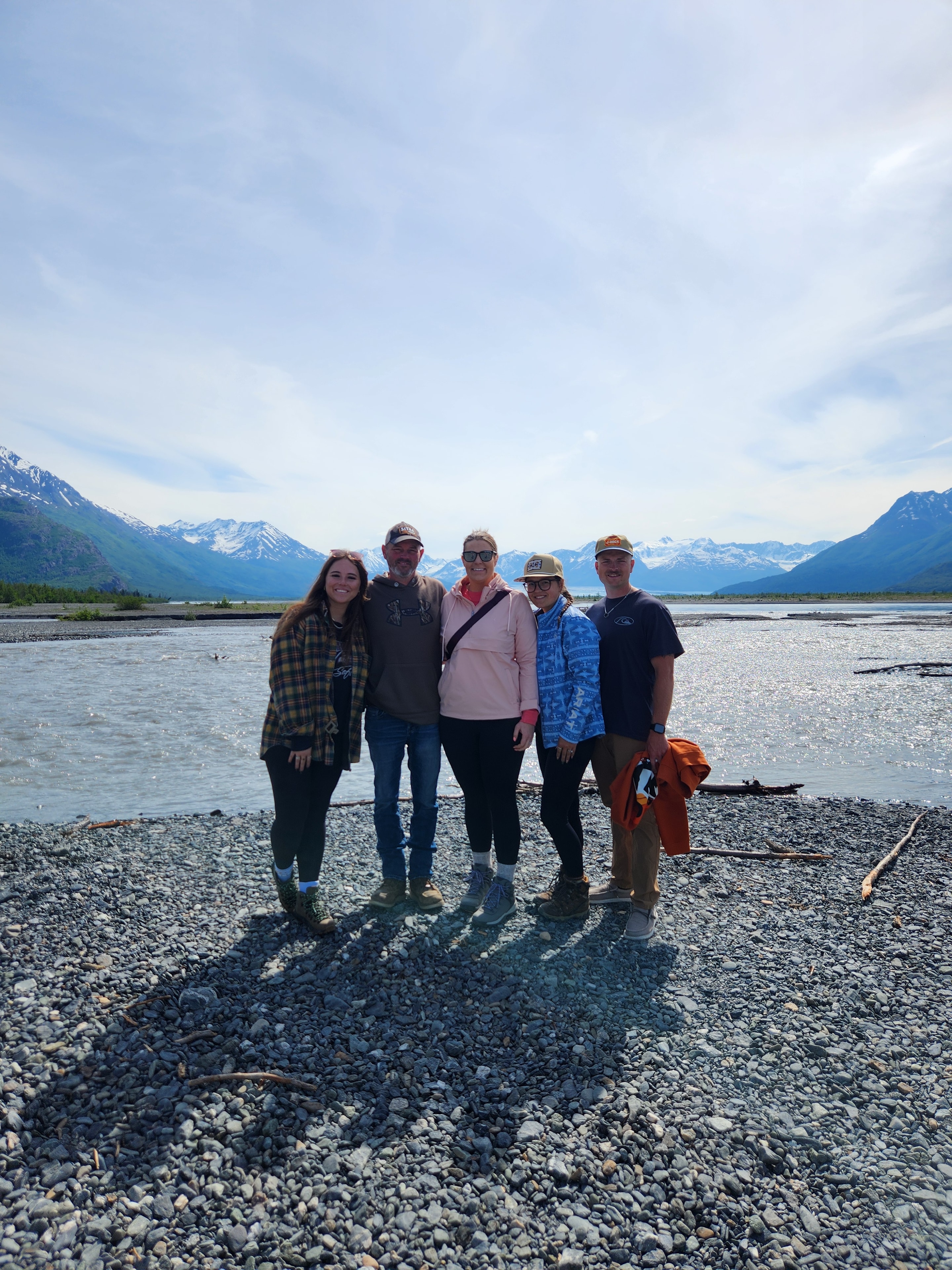 Family enjoying a Gold Buckle guided UTV tour in Alaska