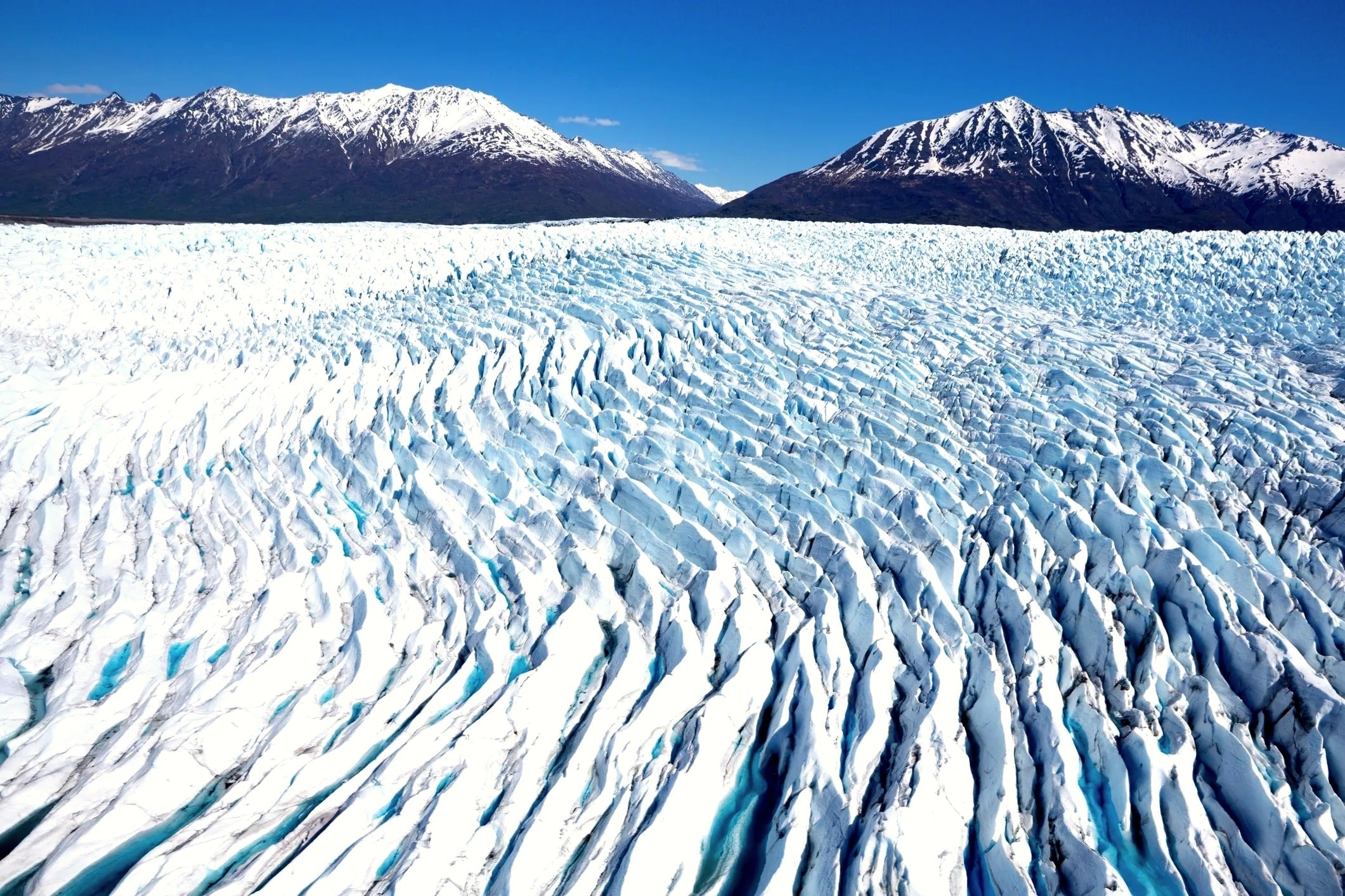 Knik Glacier and the Chugach Mountains — the destination for Gold Buckle Tours